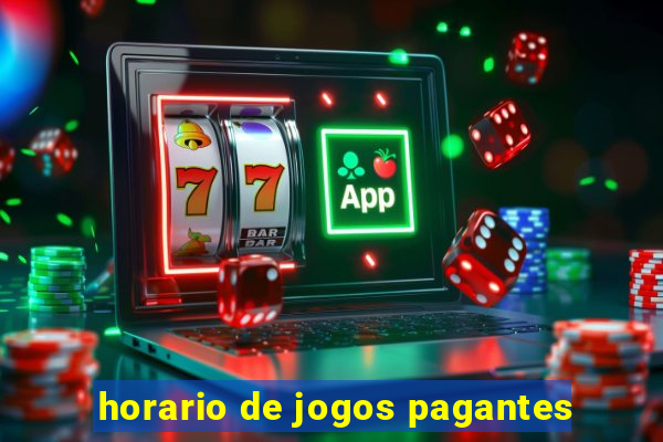 horario de jogos pagantes